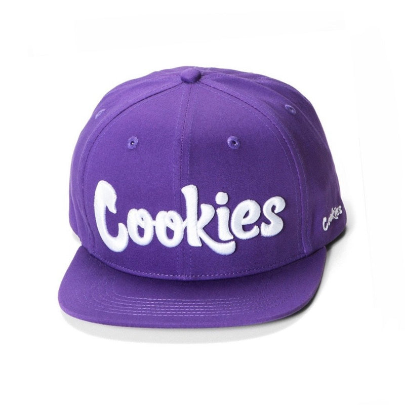 Cookies Original Mint Twill Snapback Cap (Purple/White)