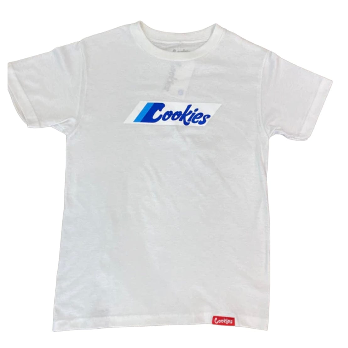 Cookies Aventador Logo Tee (White/Blue) 1550T4826