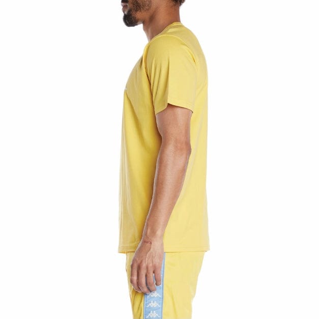 Kappa Authentic Estessi T Shirt (Yellow/White) 304KPT0