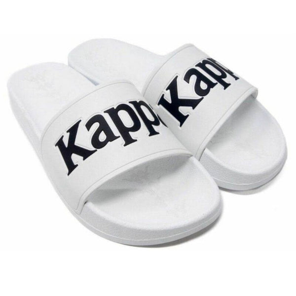 Kappa 222 Banda Adam 9 Slide (White/Black)