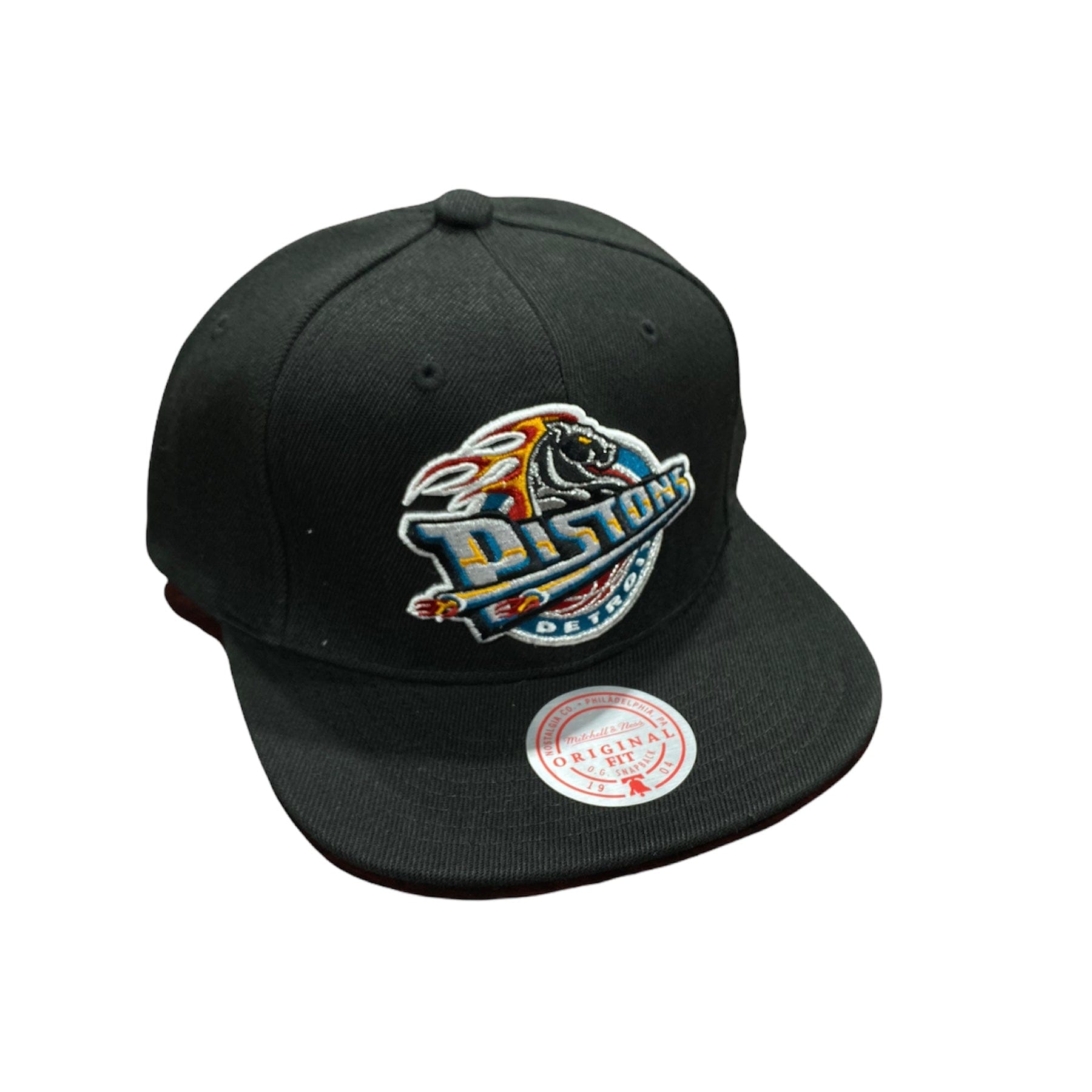 Mitchell & Ness Nba Hwc Detroit Pistons Core Basic Snapback (Black)