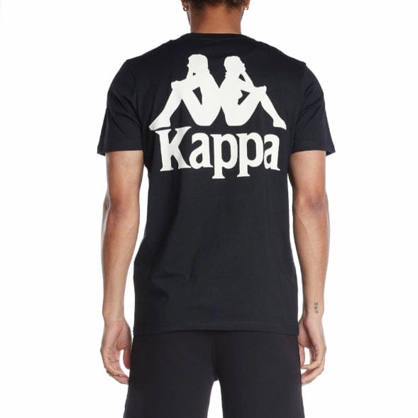 Kappa Authentic Ables T Shirt (Black Smoke) 351B7HW