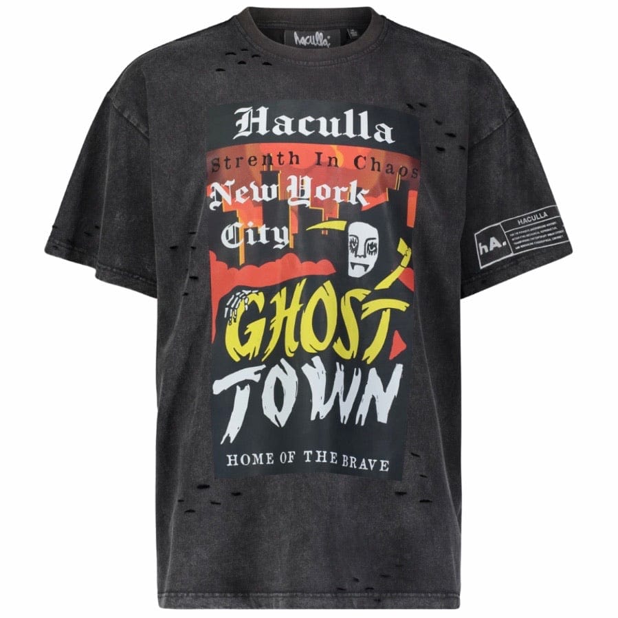 Haculla Ghost Town Vintage Tee (Black) HA02BA-T03