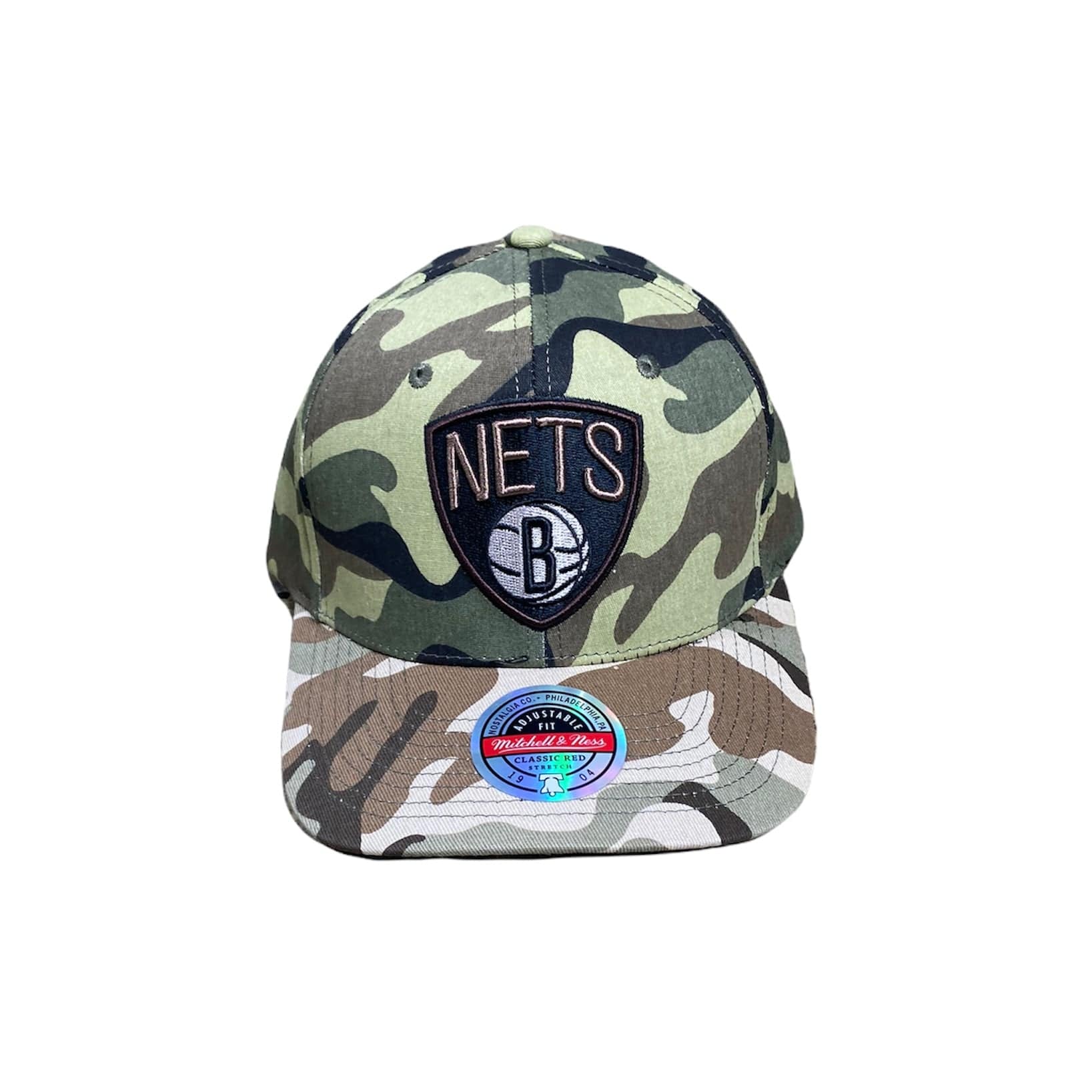 Mitchell & Ness Nba Nets Woodland Desert Snapback (Camo Woodland)