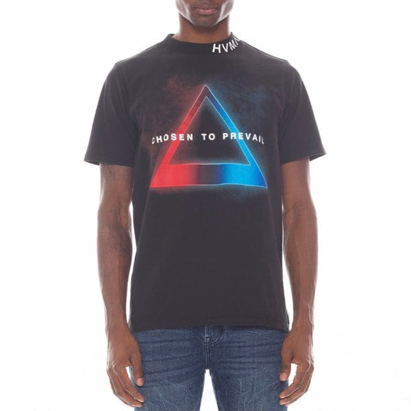 Hvman Neon Triangle T Shirt (Black) 322B10-TT30A