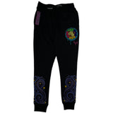 Civilized Bear Flower T Shirt & Jogger Set (Black) CV1431-1432