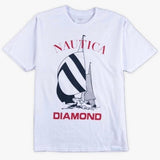 Diamond Supply Diamond X Nautica Tee (White) C20DMPA405S