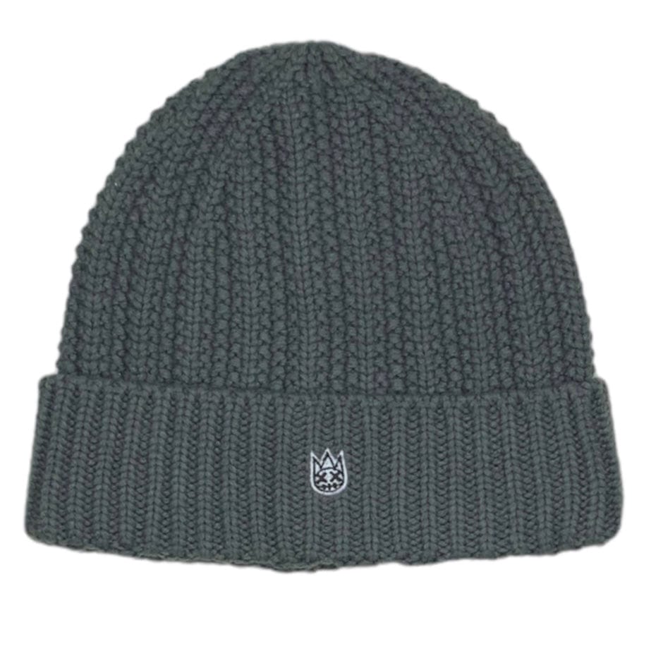 Cult Of Individuality Shimuchan Logo Knit Hat (Charcoal) 67B9-CH83A