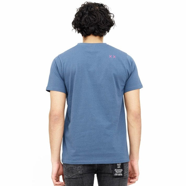 Cult Of Individuality Shimuchan Logo Short Sleeve T Shirt (Marina) 621B0-K59H