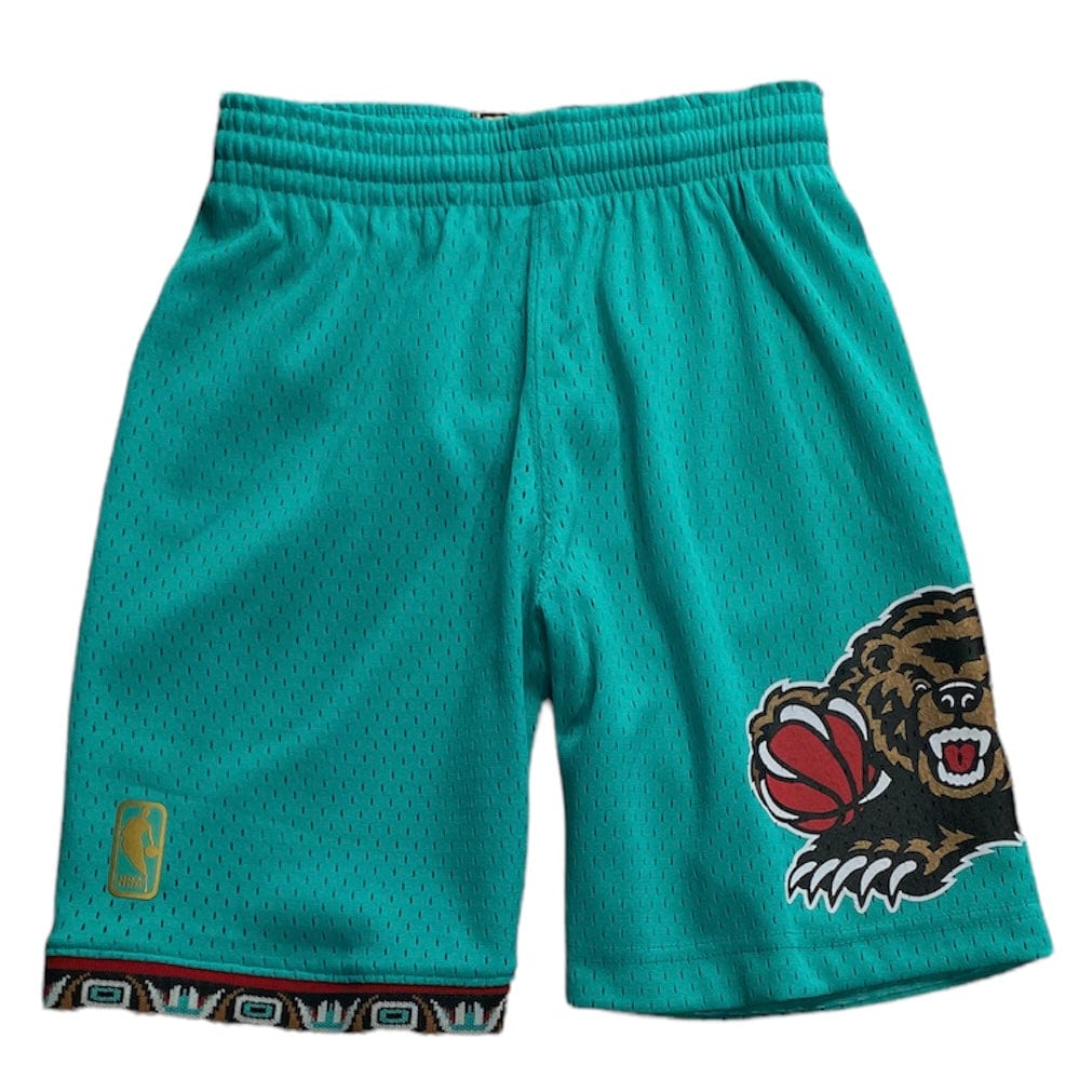 Boys Mitchell & Ness Nba Vancouver Grizzlies Swingman Road Shorts (Teal)