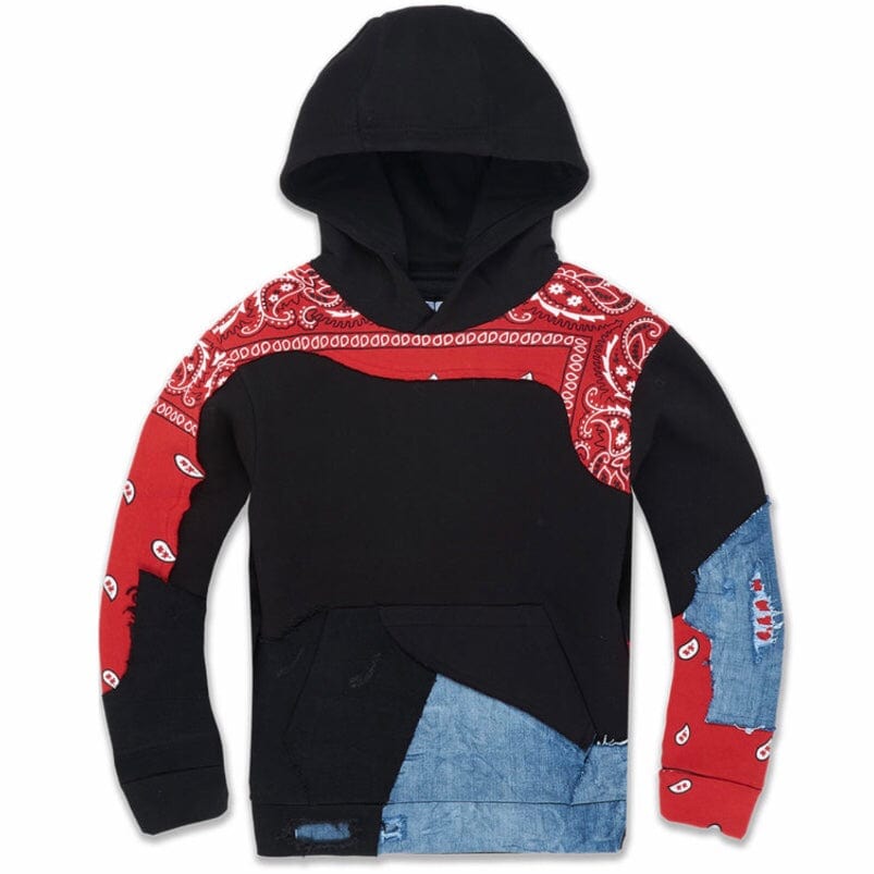 Kids Jordan Craig Represent Pullover Hoodie (Crimson) 8965HK