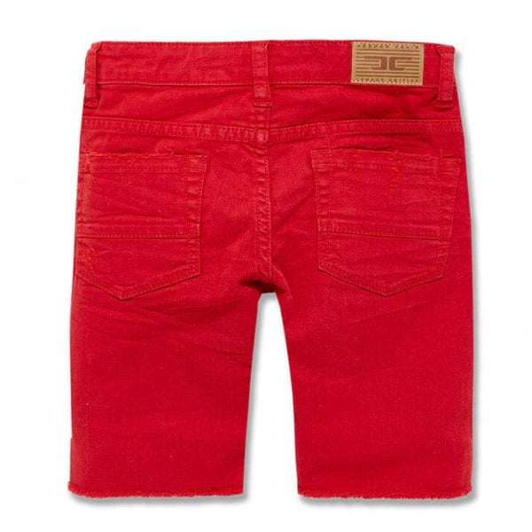 Kids Jordan Craig Tulsa Twill Shorts (Red) J3187SK