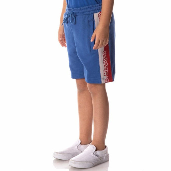 Kids Kappa Logo Tape Dasved Shorts (Blue) 311E2BW