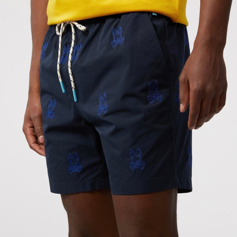 Psycho Bunny Sweat Shorts - Hindes - M / Seaport Blue / B6R416T1FT