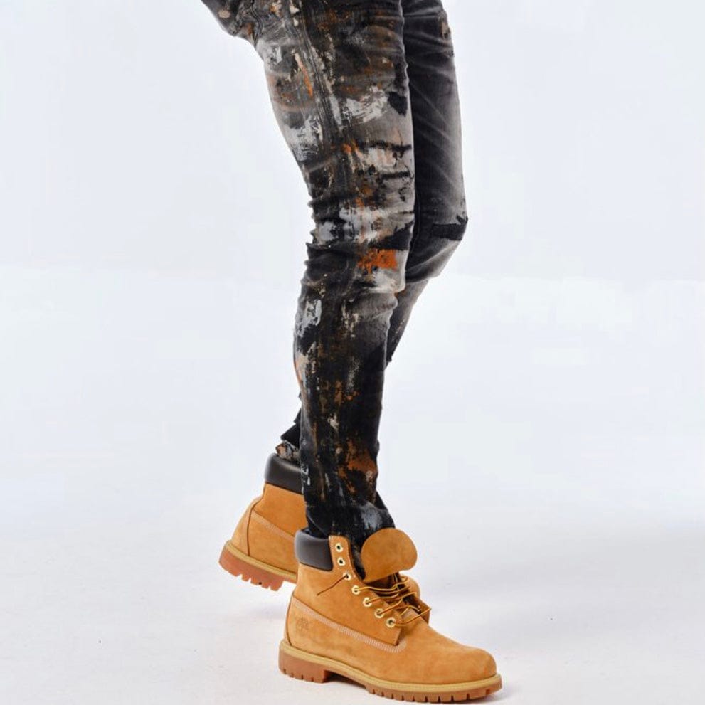 Jordan Craig Sean Paint Jeans (Industrial Black) JM3432