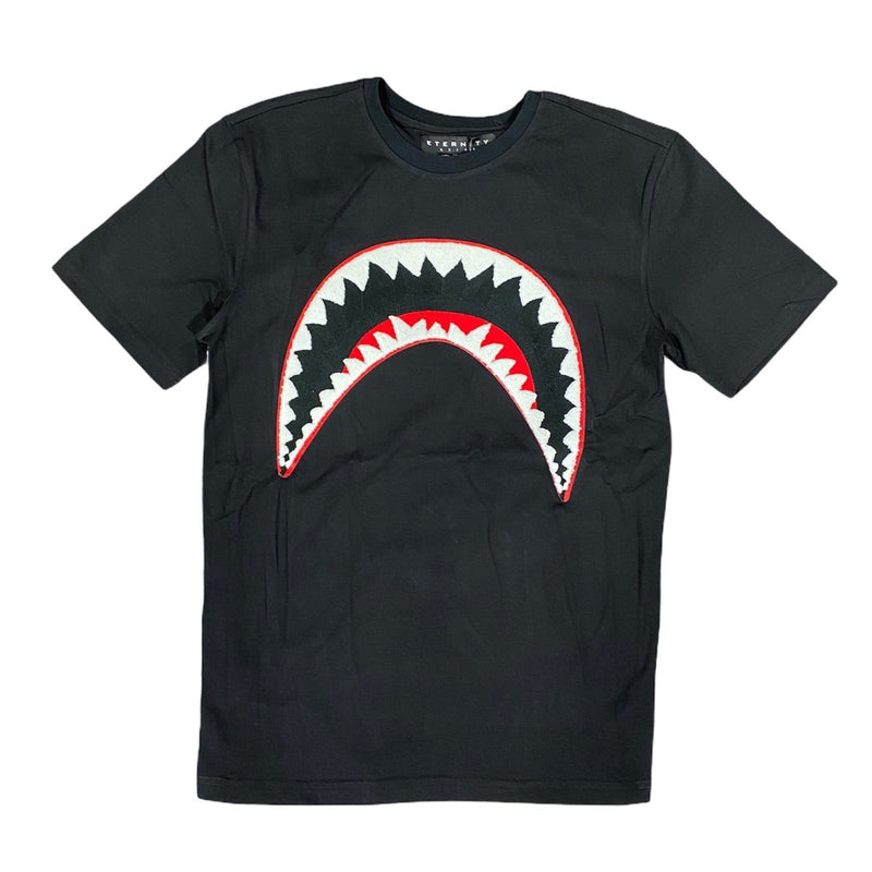 Eternity Bc/Ad Shark Mouth T Shirt (Black) E1133198-BLK