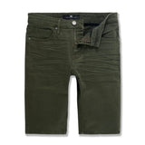 Jordan Craig Nashville Retro Slub Shorts (Army Green) - J3173S