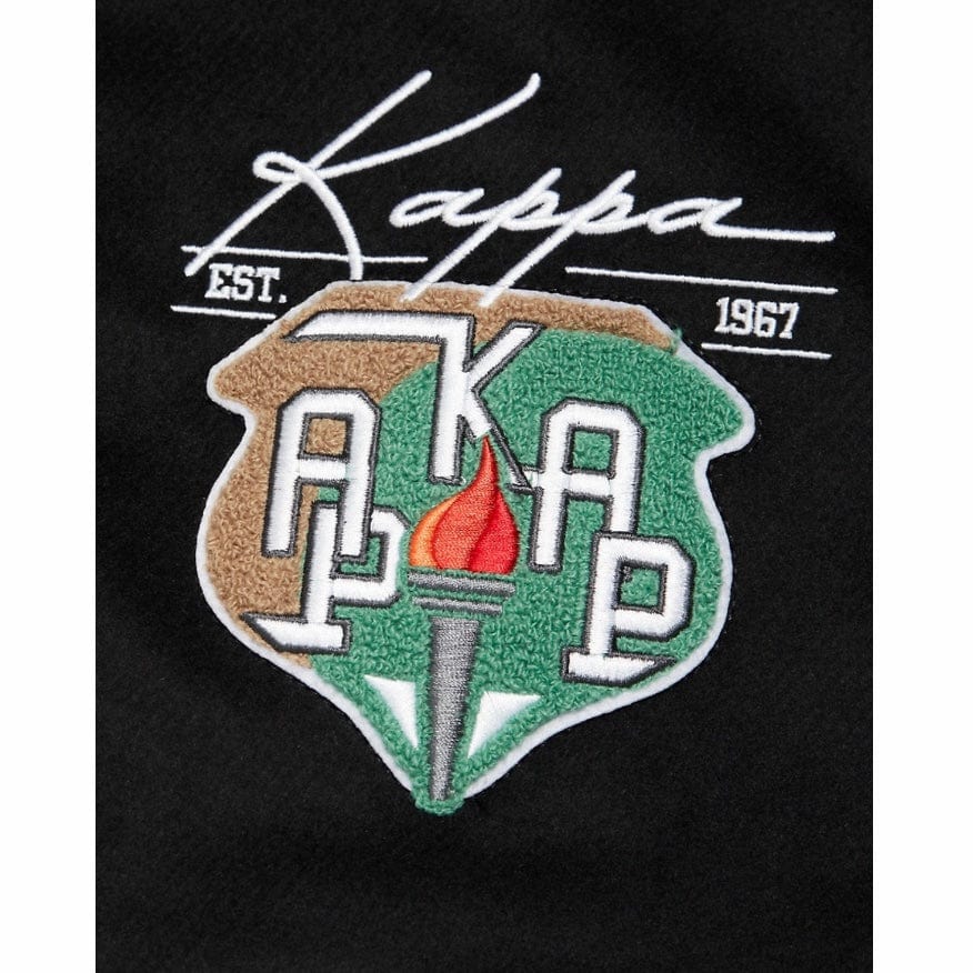 Kappa Authentic Carlton Bomber Jacket (Black/Brown/Chant) 351E78W