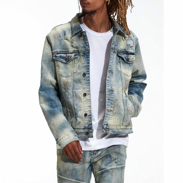 Crysp Bering Denim Jacket (Blue Sand) CRYSPF221-200