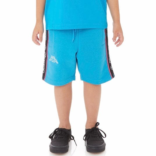 Kids Kappa Logo Tape Asved 2 Shorts (Blue/Black/White) 34152QW