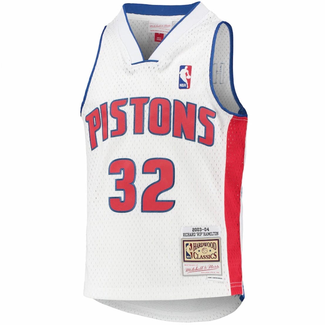 Youth Mitchell & Ness Nba D. Pistons Hamilton Rich Swingman Jersey (White)