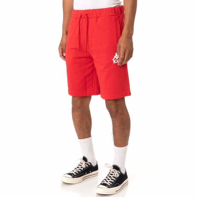 Kappa Authentic Uppsala Shorts (Red/White) 33154GW