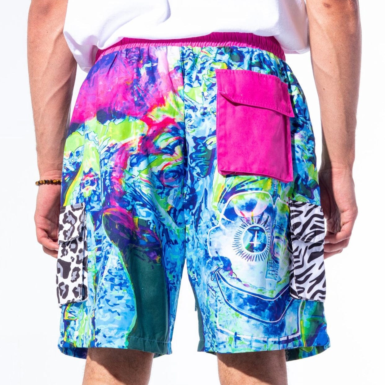 Sugar Hill Woogie Cabana Shorts (Blue) SH-SUM221-05