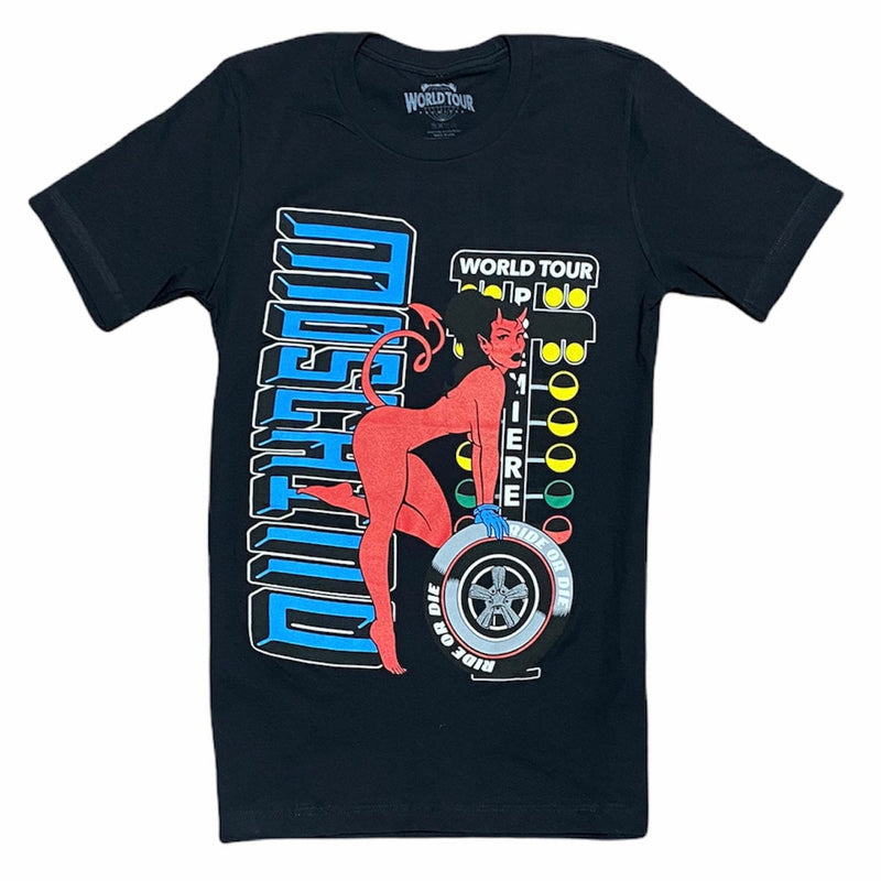 World Tour Moschino Devil Run Or Die T Shirt (Black)
