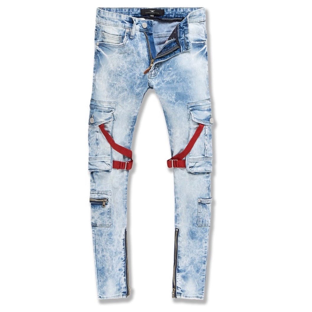 Jordan Craig Ross Deadwood Cargo Denim (Ice Blue) JM3526