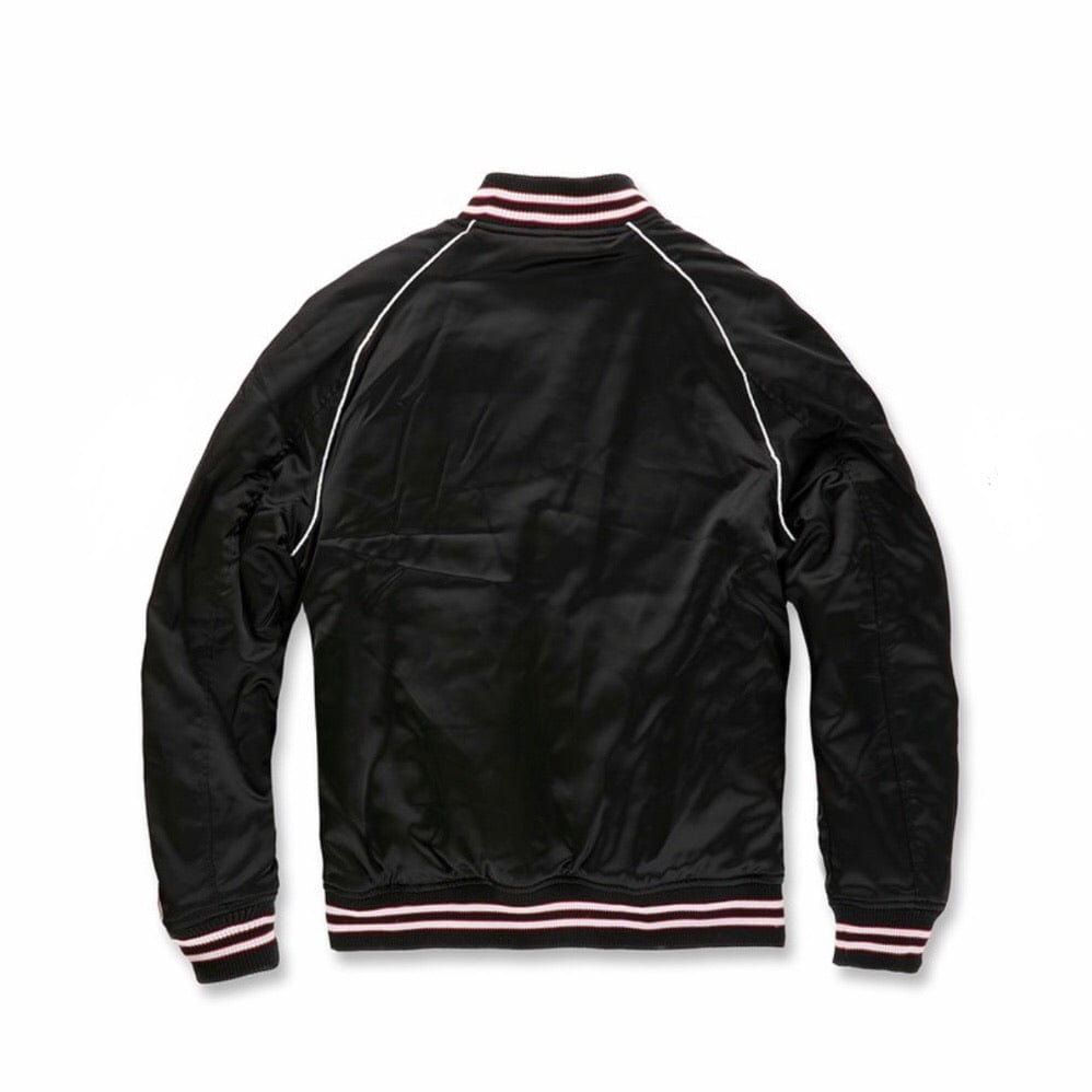 Jordan Craig Cooperstown Bomber Jacket (Black) 91390