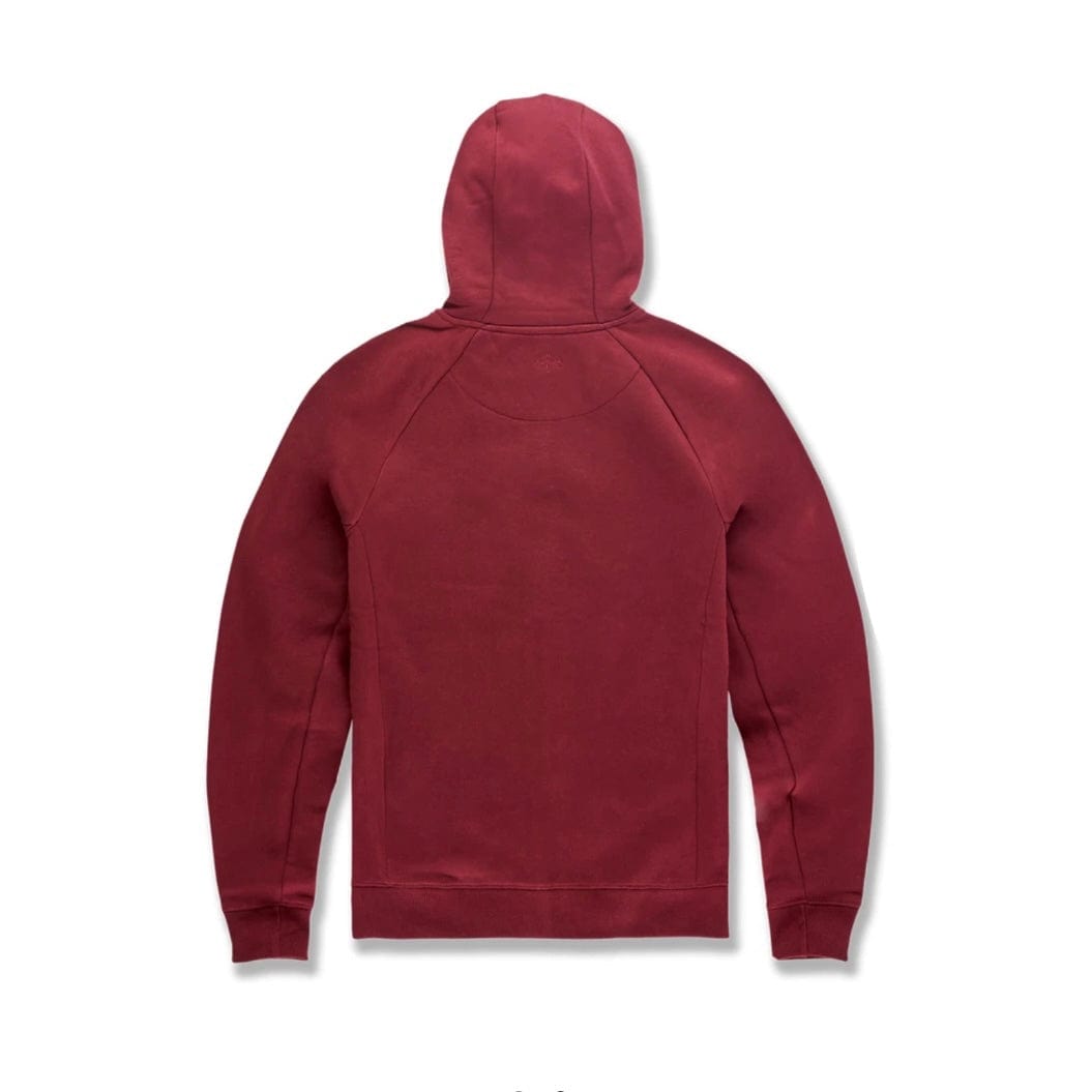 Kids Jordan Craig Uptown Zip Up Hoodie (Wine) 8521HK