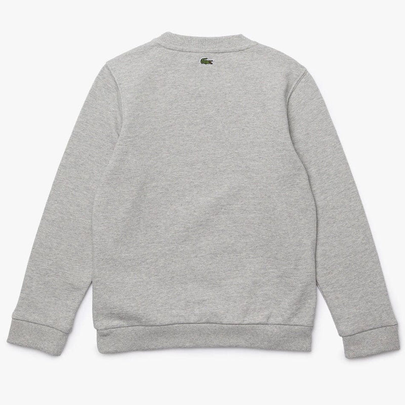 Lacoste Boys’ Crocodile Print Fleece Sweatshirt Grey SJ682851W9D