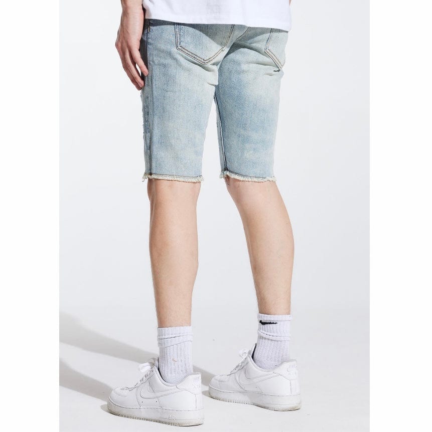 Crysp Asher Shorts (Light Wash) - CRYSPSP221-130