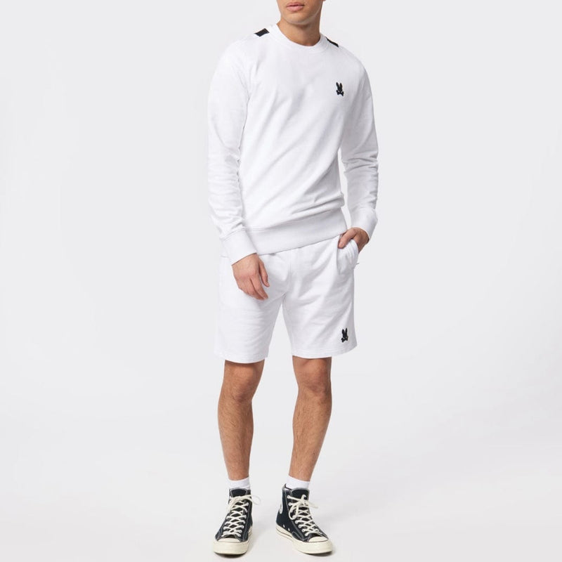 Psycho Bunny Wilkes Sweatshirt (White) B6S259W1FT
