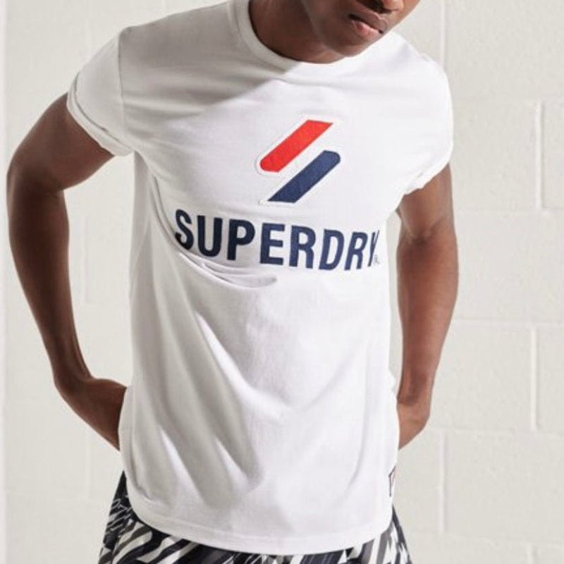 Superdry Sportstyle Classic Tee (Optic White) M1010967A