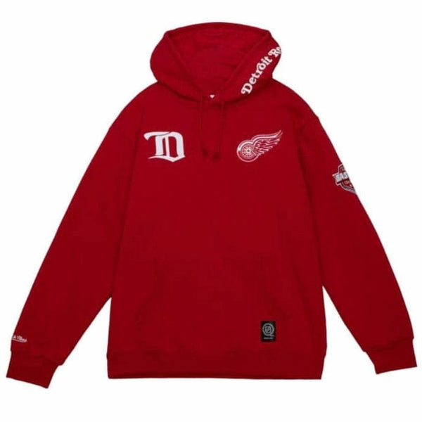Mitchell & Ness NHL Red Wings City Collection Fleece Hoodie (Scarlet)