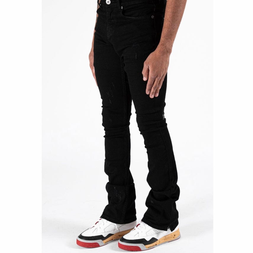 Serenede Noir 7 Stacked Jeans (Black) N7-BLK