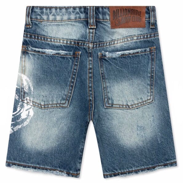 Kids Billionaire Boys Club BB Helmet Jean Short (Denim X) 813-3103