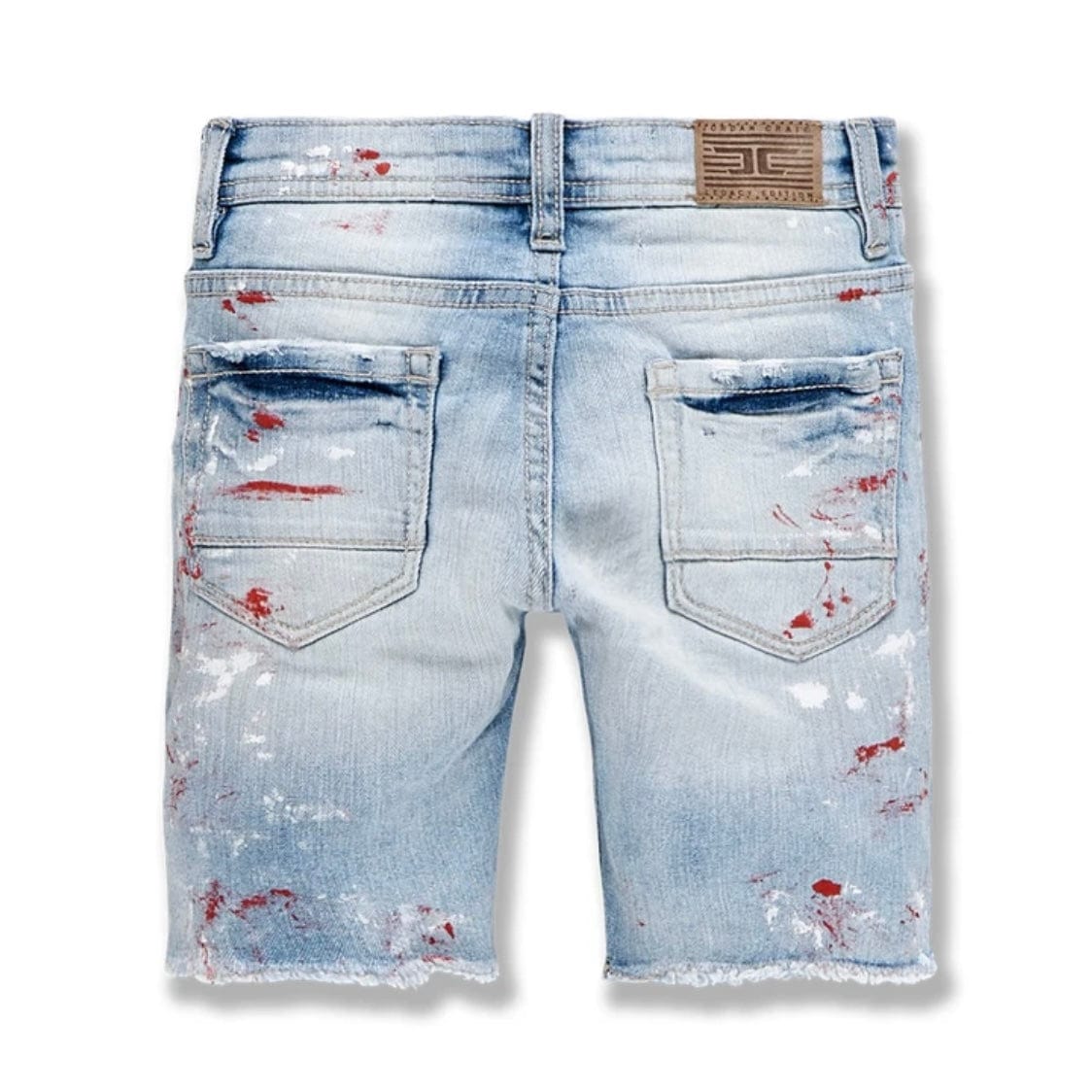 Kids Jordan Craig Vengeance Denim Shorts (Ice Blue) J3176SK