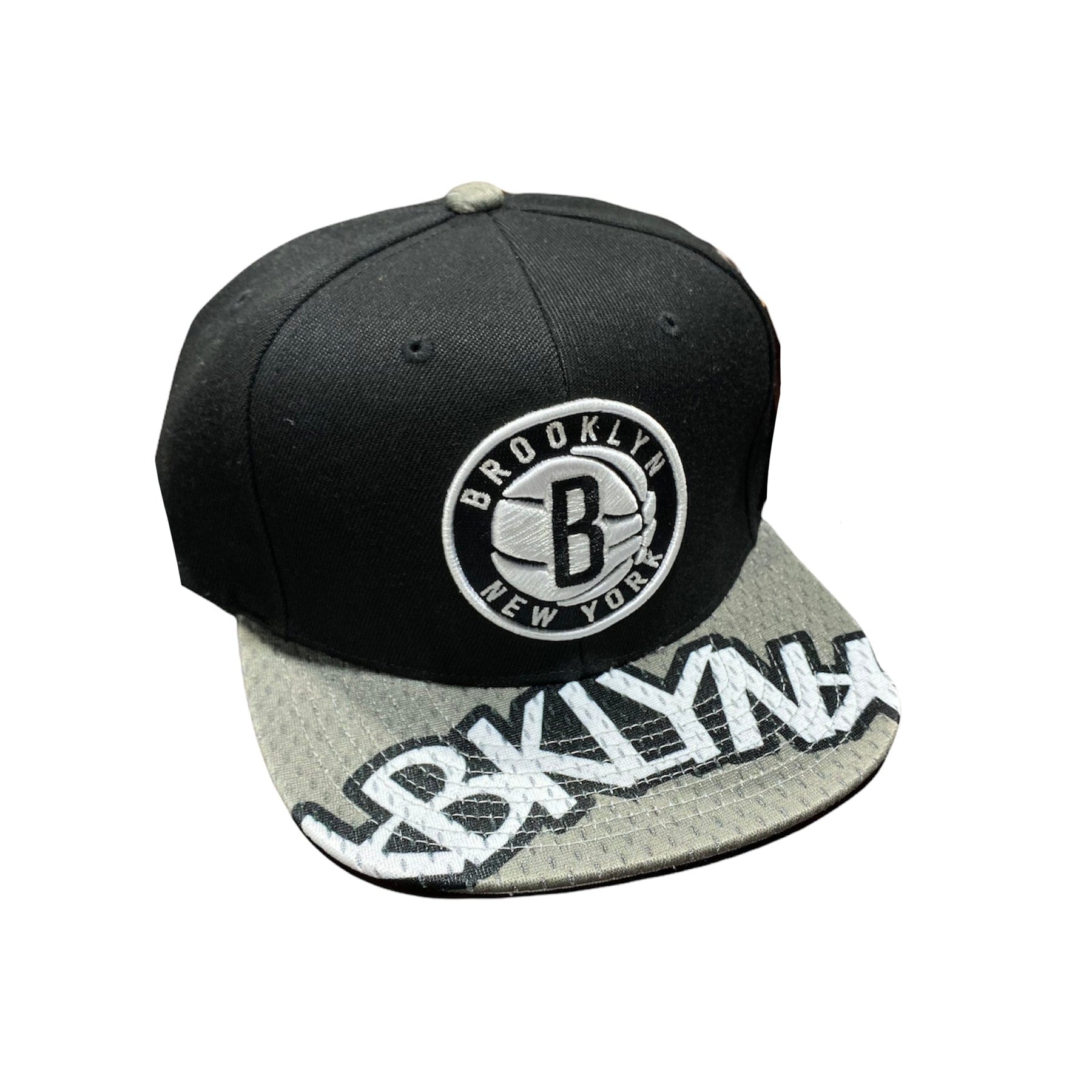 Mitchell & Ness Nba Brooklyn Nets Snapshot Snapback (Black/Silver)