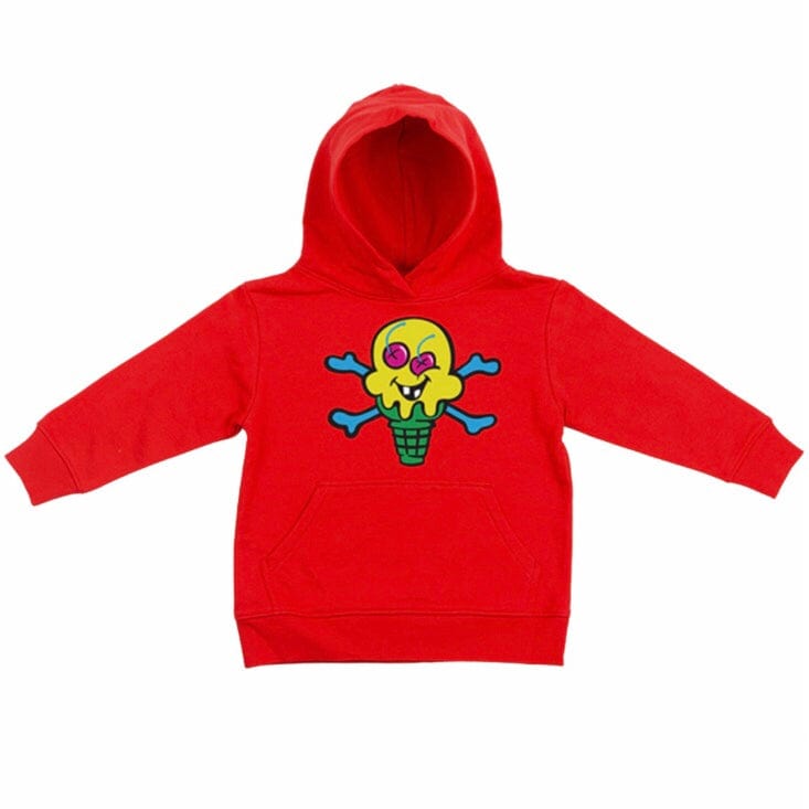 Kids Ice Cream Swirled Hoodie (Red) 493-6304