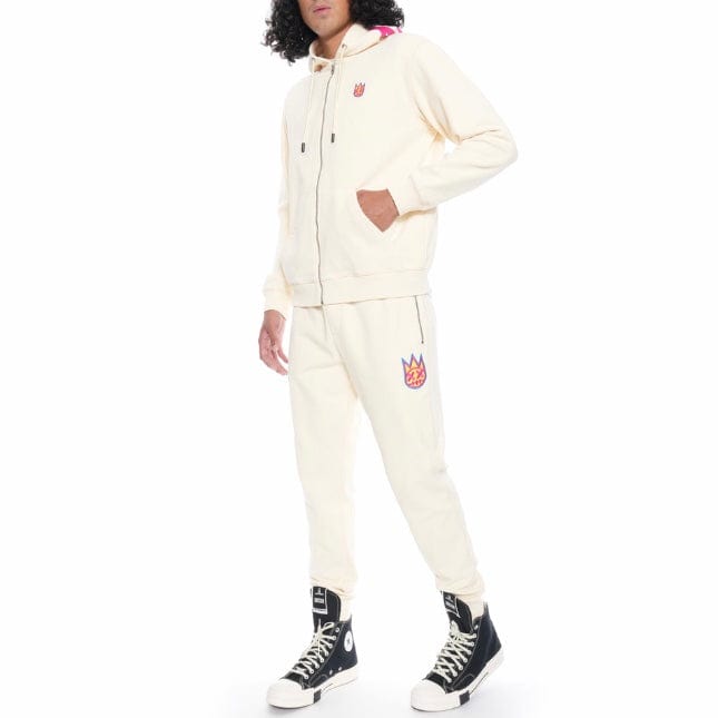 Cult Of Individuality Zip Hooded Sweatshirt (Winter White) 623AC-ZH20C
