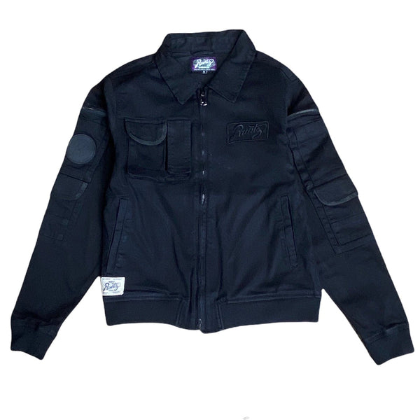 Runtz Botanical Workwear Jacket (Black) 321-37378