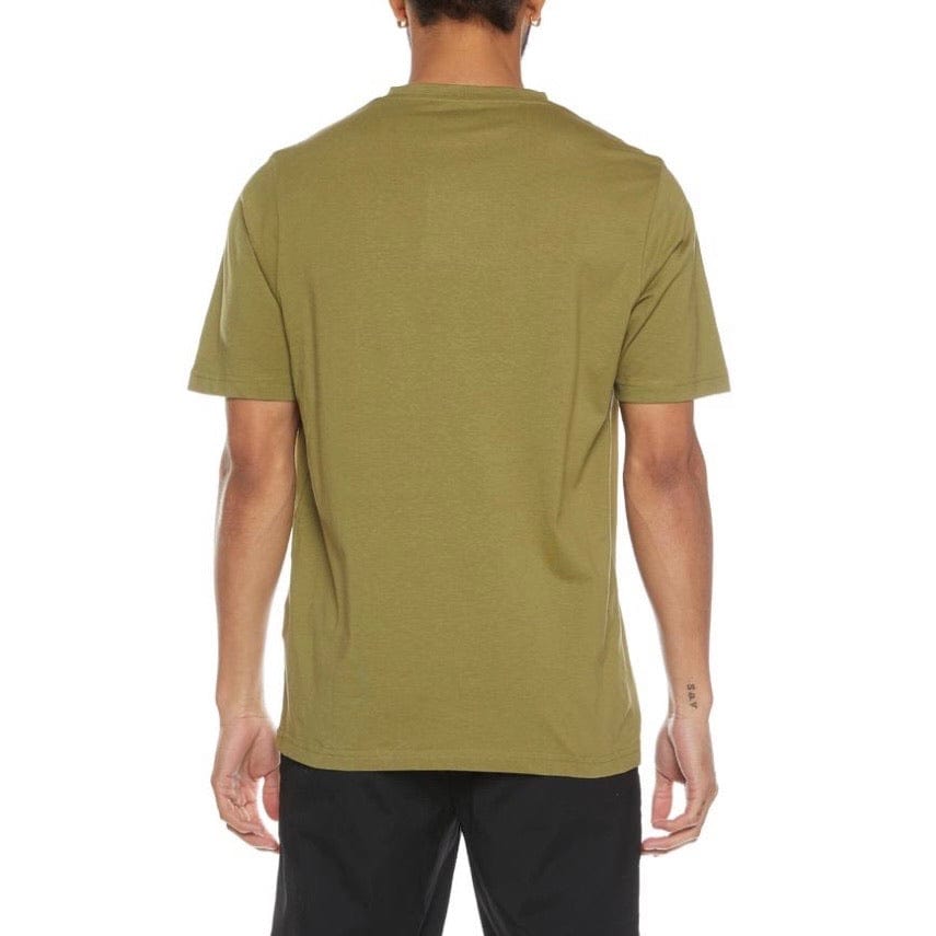 Kappa Logo Fleece Cromok T Shirt (Olive)