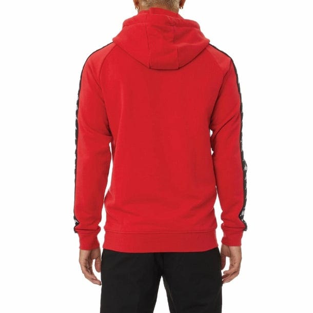 Kappa 222 Banda Hurtado 2 Hoodie (Red/Black)