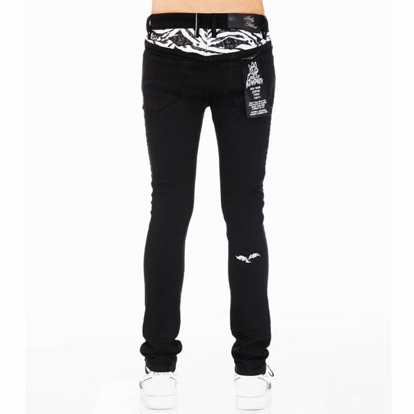 Cult Of Individuality Punk Super Skinny Jeans (Black) 621A2-SS04I
