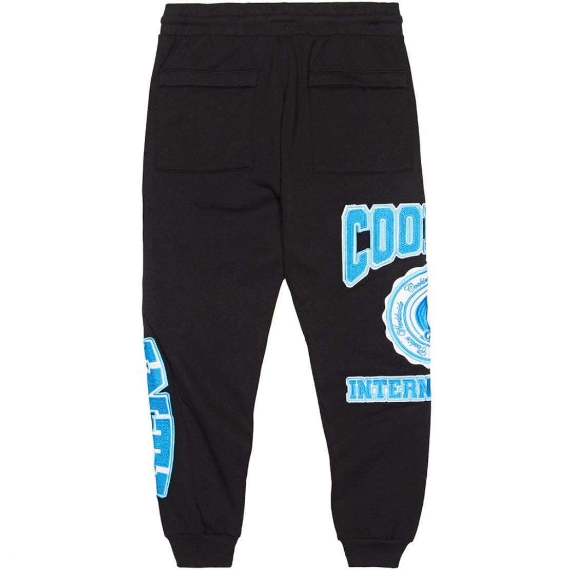 Cookies Double Up Fleece Zipper Pockets Sweatpants (Black) 1561B6084