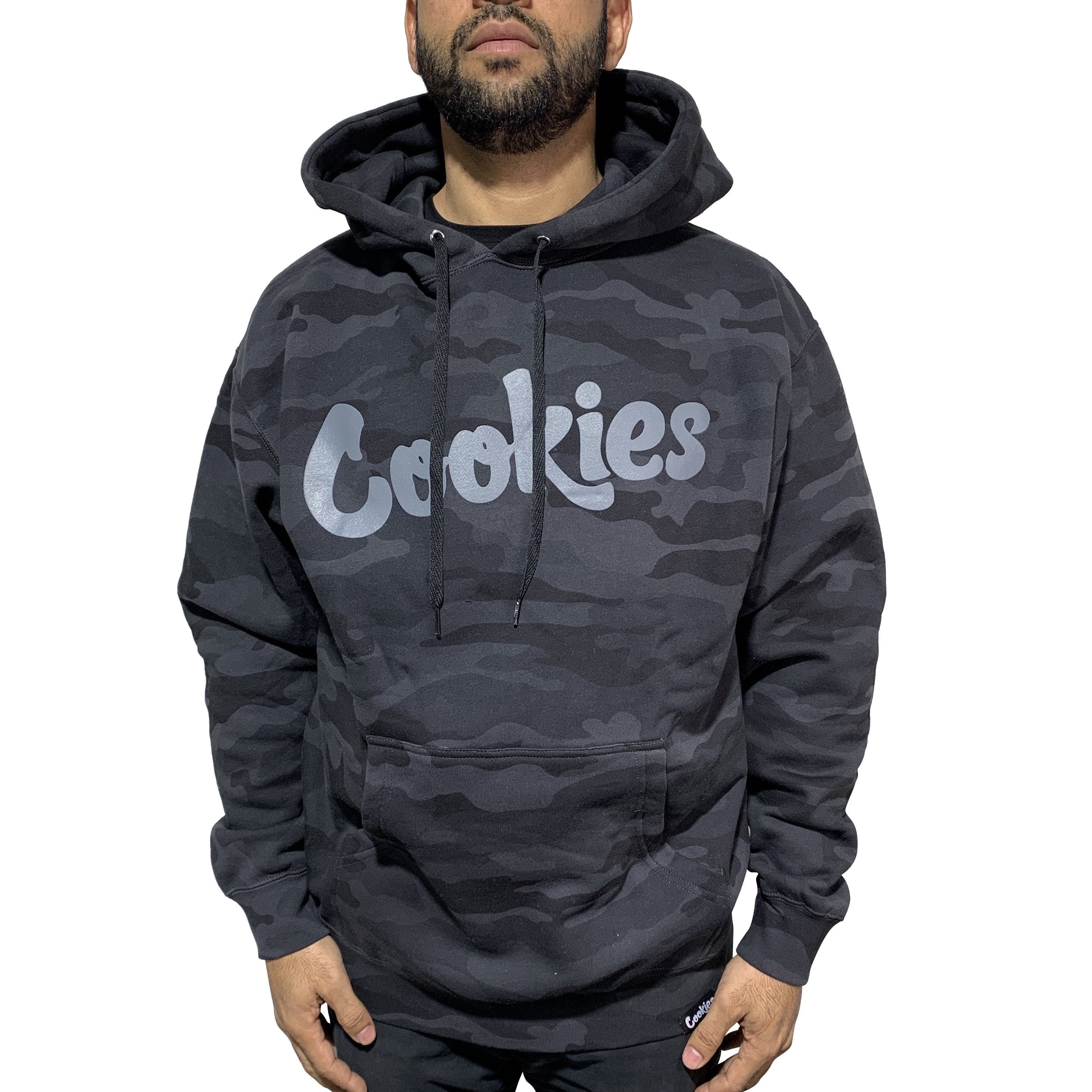 Cookies Original Mint Fleece Hoody (Black Camo/Charcoal)