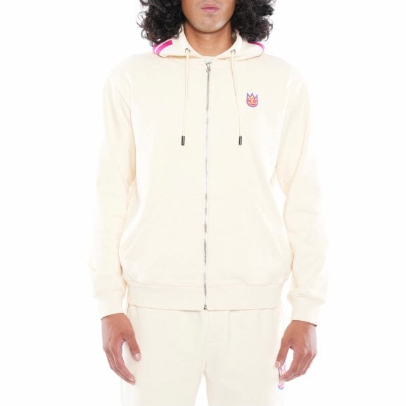 Cult Of Individuality Zip Hooded Sweatshirt (Winter White) 623AC-ZH20C