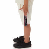 Kids Kappa Logo Tape Asved 2 Shorts (Cream/Black-Blue/White) 34152QW